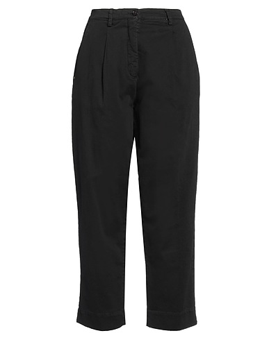 WHITE SAND Pantalone Nero 97% Cotone, 3% Elastan