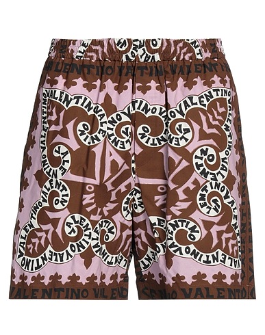 VALENTINO GARAVANI Shorts & Bermuda Cioccolato 100% Cotone