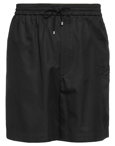 VALENTINO GARAVANI Shorts & Bermuda Black 100% Cotton, Polyester, Polyamide