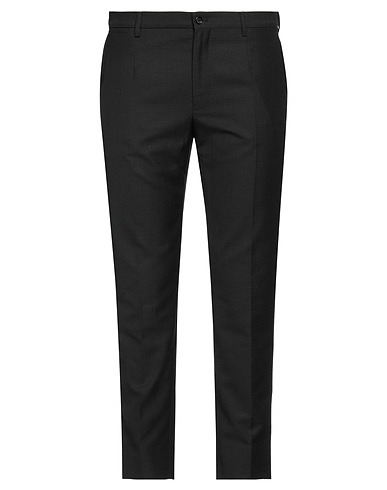 DOLCE&GABBANA Casual trouser Black 65% Cotton, 19% Polyester, 16% Wool