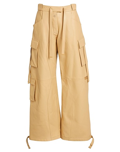 OFF-WHITE™ Cargo Camel 100% Leather, Lambskin, Bull skin