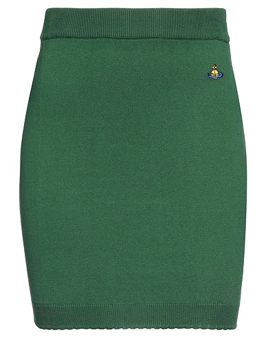 VIVIENNE WESTWOOD Mini skirt Green 100% Cotton