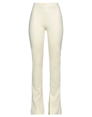 OFF-WHITE™ Casual trouser Pastel yellow 86% Polyamide, 14% Elastane