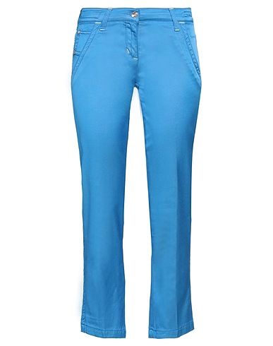 JACOB COHЁN Casual trouser Azure 52% Cotton, 45% Viscose, 3% Elastane