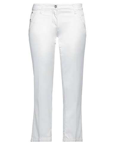 JACOB COHЁN Casual trouser White 52% Cotton, 45% Viscose, 3% Elastane