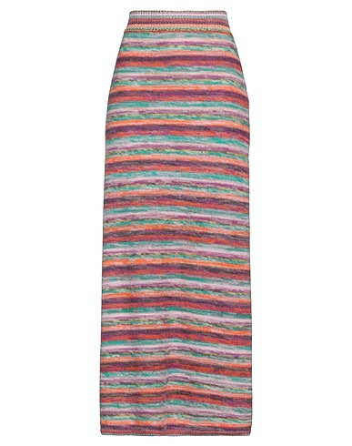 CHLOÉ Long skirt Purple 86% Wool, 14% Cashmere