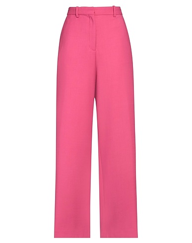 MAJE Casual pants Fuchsia 55% Wool, 41% Polyester, 4% ECONYL®