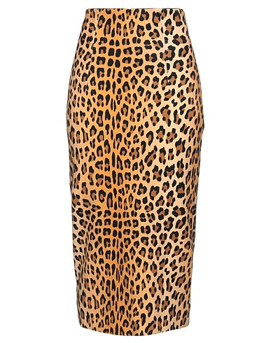 BLUMARINE Midi skirt Sand 68% Viscose, 32% Polyester
