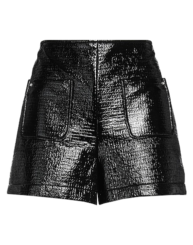 MAJE Shorts & Bermuda Nero 49% Cotone, 31% Poliestere, 12% Poliuretano, 8% Viscosa