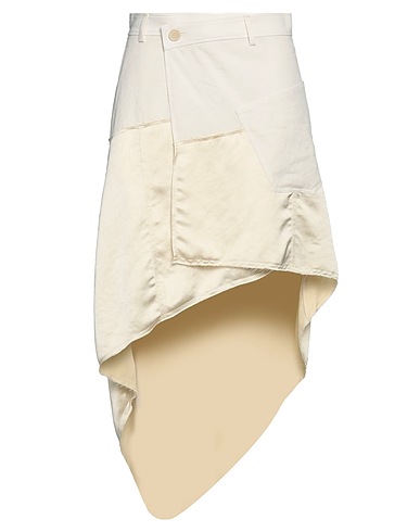 JW ANDERSON Long skirt Cream 100% Polyester, Viscose