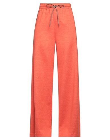 MAX MARA スウェットパンツ オレンジ コットン 60% / リネン 40%
