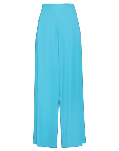 SOALLURE Casual trouser Turquoise 97% Polyester, 3% Elastane