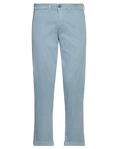 JECKERSON Casual trouser Sky blue 59% Cotton, 39% Lyocell, 2% Elastane