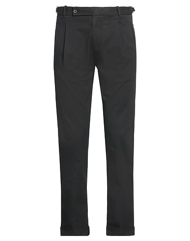 BERWICH Casual pants Black 98% Cotton, 2% Elastane
