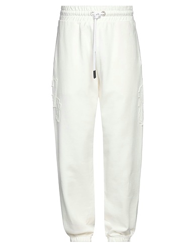 PALM ANGELS Casual pants White 100% Cotton