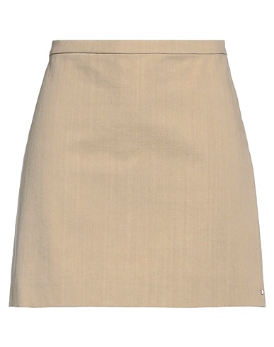 SPORTMAX Mini skirt Beige 100% Cotton