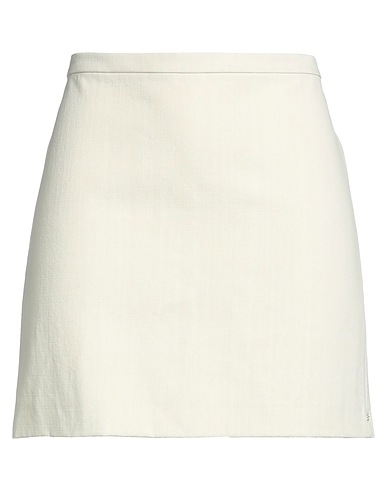 SPORTMAX Mini skirt Ivory 100% Cotton