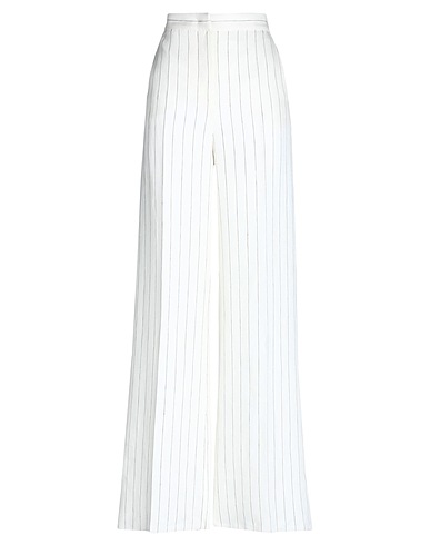 MAX MARA Hosen Elfenbein 100% Leinen