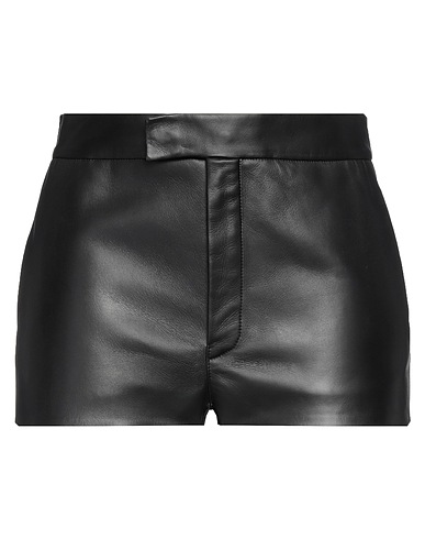 FERRAGAMO Shorts & Bermuda Black Lambskin