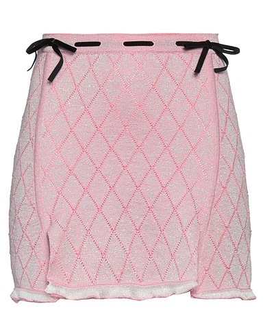 CORMIO Mini skirt Pink 50% Cotton, 34% Lyocell, 11% Polyester, 5% Polyamide