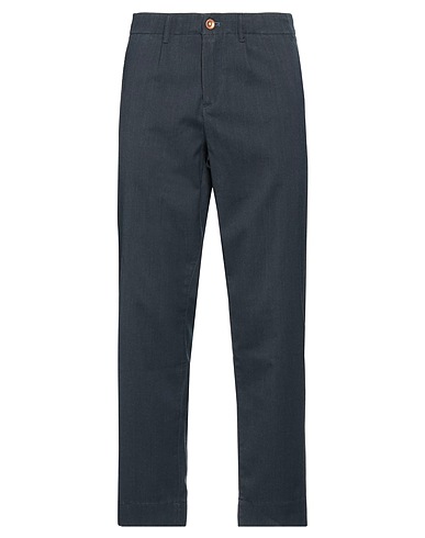 HAND PICKED Casual trouser Navy blue 54% Polyester, 43% Virgin Wool, 3% Elastane