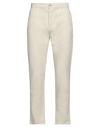 GREY DANIELE ALESSANDRINI Casual trouser 75% Cotton, 25% Linen