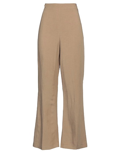 KOCCA Casual pants Khaki 62% Viscose, 38% Linen