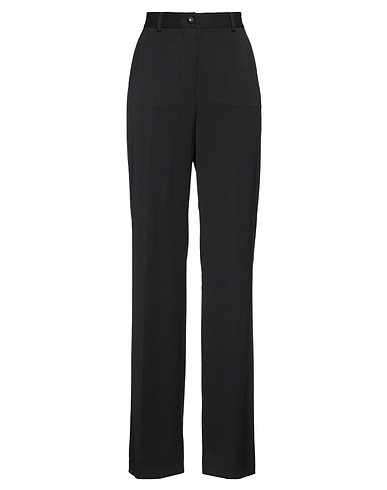 DOLCE&GABBANA Casual pants Black 97% Virgin Wool, 3% Elastane