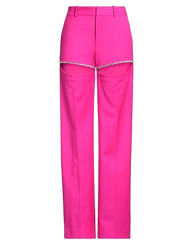 AREA Casual pants FUCSIA 99% Wool, 1% Elastane