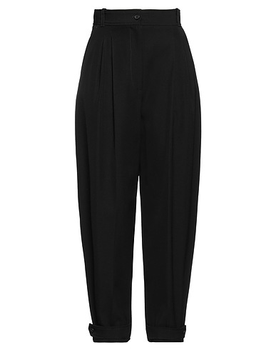 MCQUEEN Hosen Schwarz 77% Wolle, 23% Baumwolle