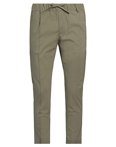 GREY DANIELE ALESSANDRINI Pantalon Vert militaire 73% Viscose, 22% Polyamide, 5% Élasthanne
