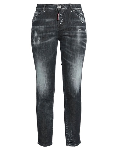 DSQUARED2 Denim trousers Black 92% Cotton, 6% Elastomultiester, 2% Elastane