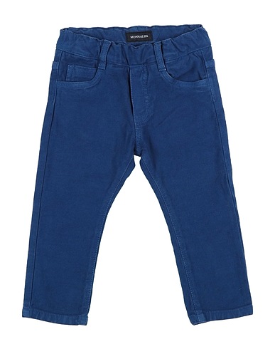 MONNALISA Casual pants Blue 98% Cotton, 2% Elastane