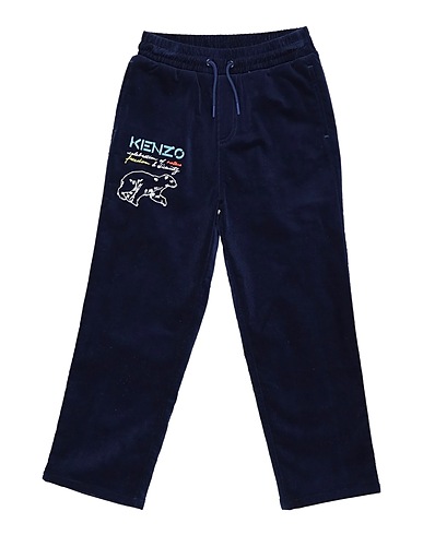 KENZO KIDS Casual pants Navy 98% Cotton, 2% Elastane