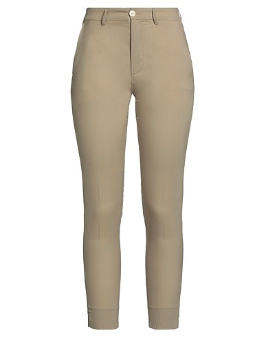 (+) PEOPLE Casual trouser Beige 54% Virgin Wool, 45% Polyester, 1% Elastane