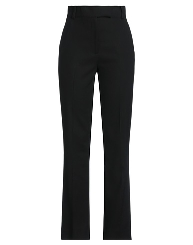 KHAITE Casual trouser Black 87% Viscose, 10% Virgin Wool, 3% Elastane