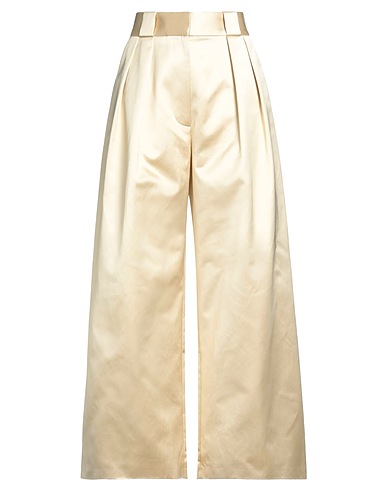 KHAITE Casual pants Beige 56% Cotton, 44% Viscose