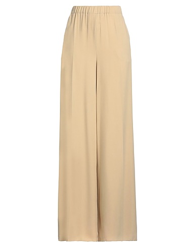MAX MARA Casual trouser Sand 100% Silk