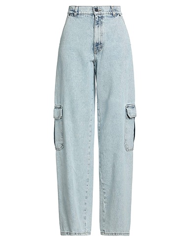 THE MANNEI Denim pants Blue 100% Cotton
