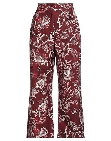 'S MAX MARA Pantalone Bordeaux 100% Cotone