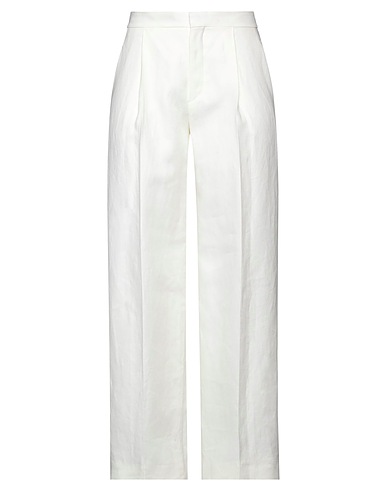 CHLOÉ Pantalone Off white 100% Lino