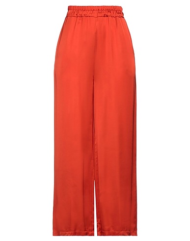 CROCHÈ Casual trouser Rust 100% Viscose