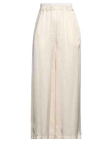 CROCHÈ Casual pants Ivory 100% Viscose