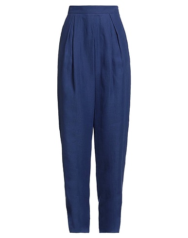 GIORGIO ARMANI Pantalone Blu 100% Lino
