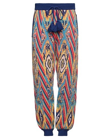 GUCCI Casual trouser Blue 47% Wool, 32% Mohair wool, 21% Polyamide, Elastane