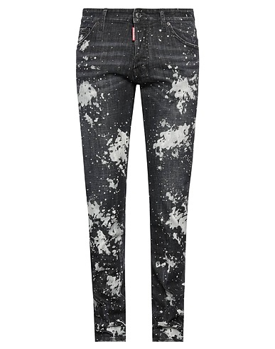 DSQUARED2 Denim trousers Black 98% Cotton, 2% Elastane
