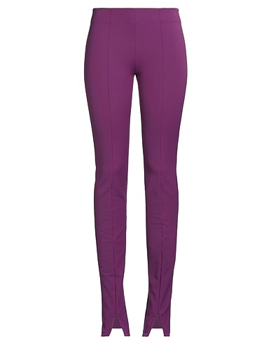 SPORTMAX Casual pants Purple 88% Polyamide, 12% Elastane