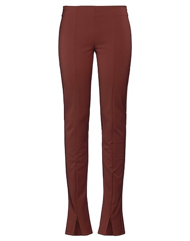 SPORTMAX Casual trouser Brown 88% Polyamide, 12% Elastane