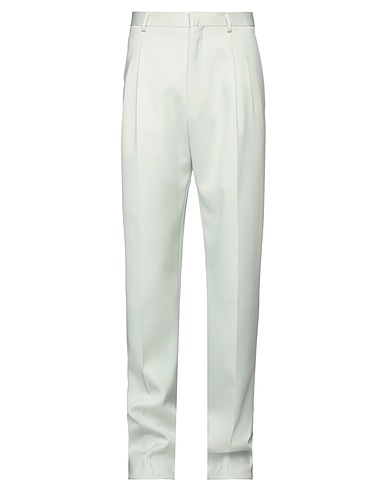LANVIN Casual pants Light green 100% Virgin Wool