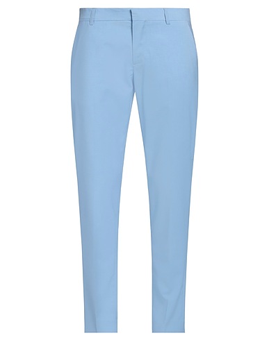 GREY DANIELE ALESSANDRINI Casual pants Light blue 70% Polyester, 28% Viscose, 2% Elastane